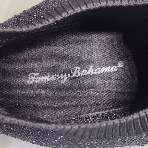 Tommy Bahama Black Knit Slip On Sneakers Womens Size 10 Comfort Shoes - Picture 9 of 11